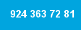 924 363 72 81 924 363 72 81